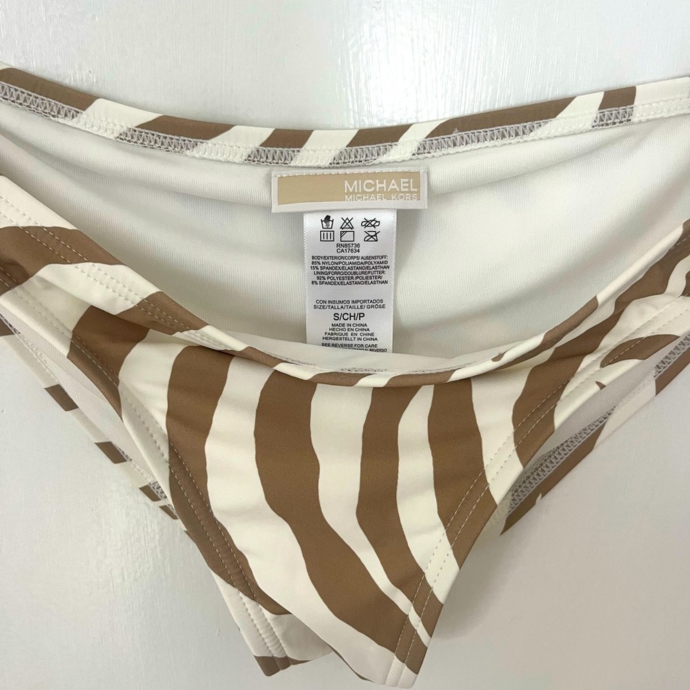 Michael Kors Zebra Print Bikini - Picture 2 of 4